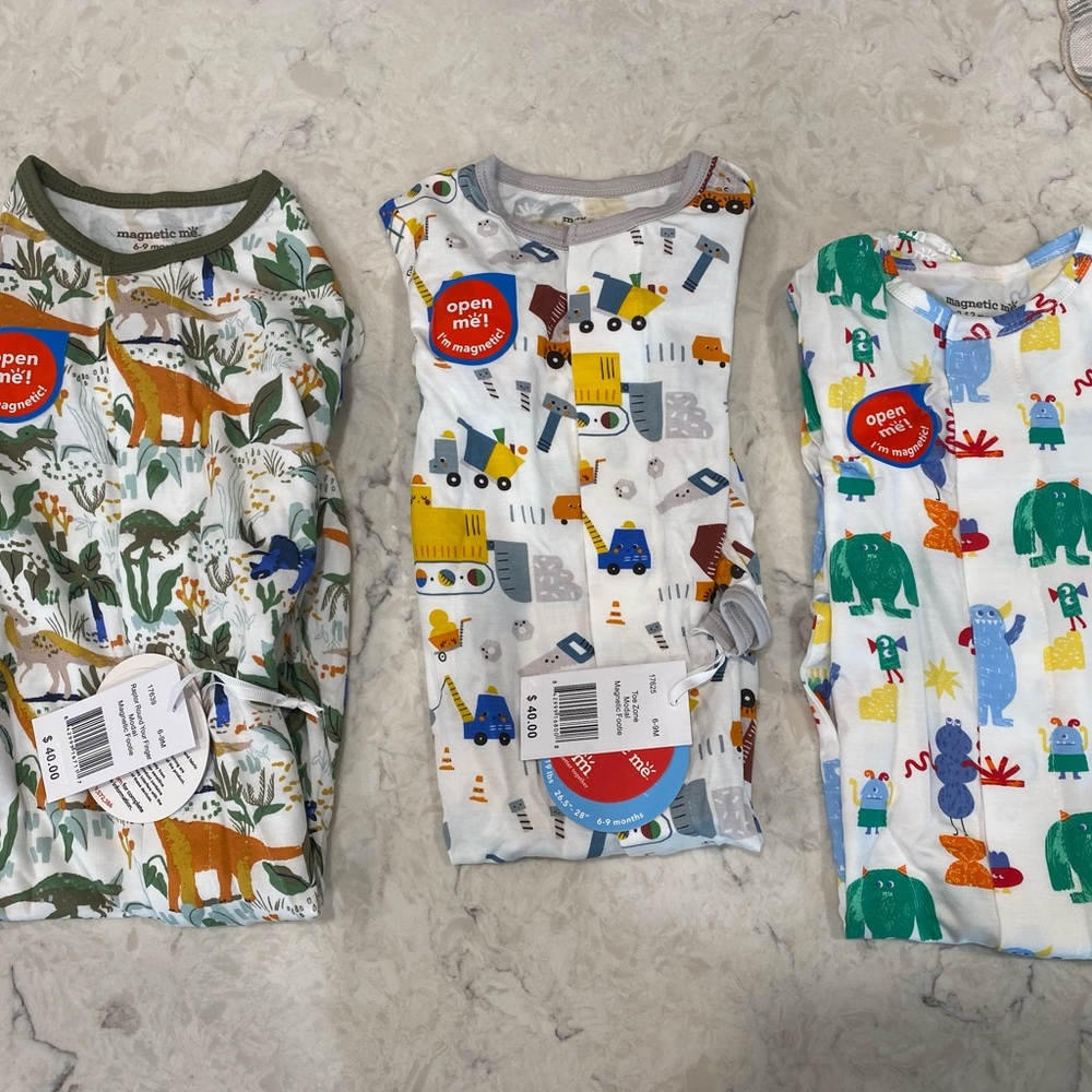Magnetic Me Bundle Footie Pajamas